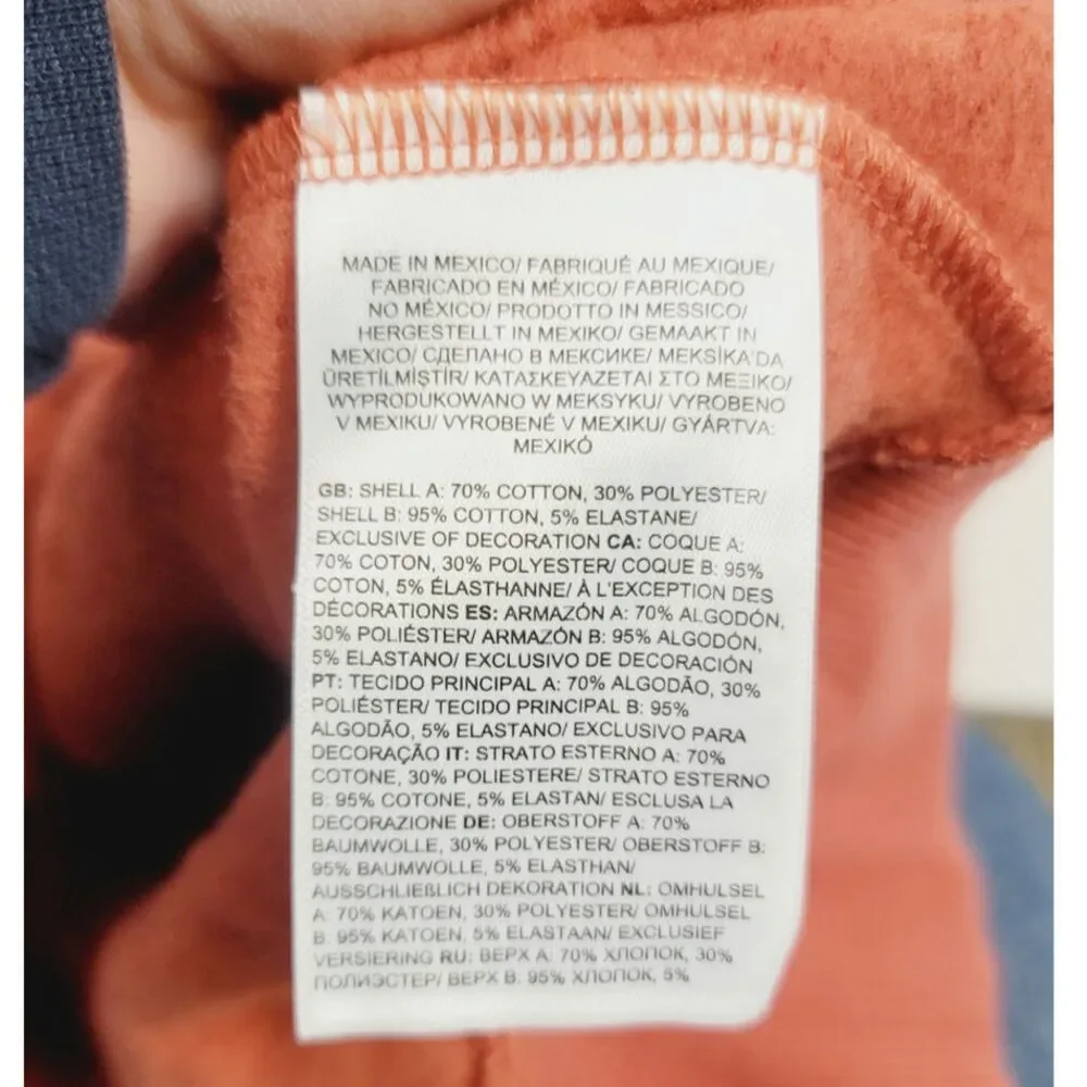 THE NORTH FACE HALF DOME PULLOVER HOODIE IN TANDORI SPICE, SZ MEDIUM